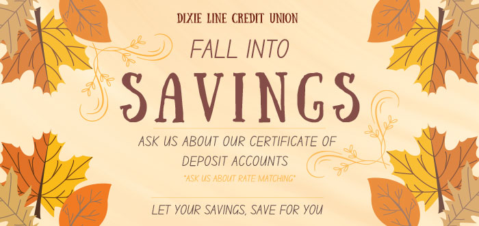 Fall CD Accounts